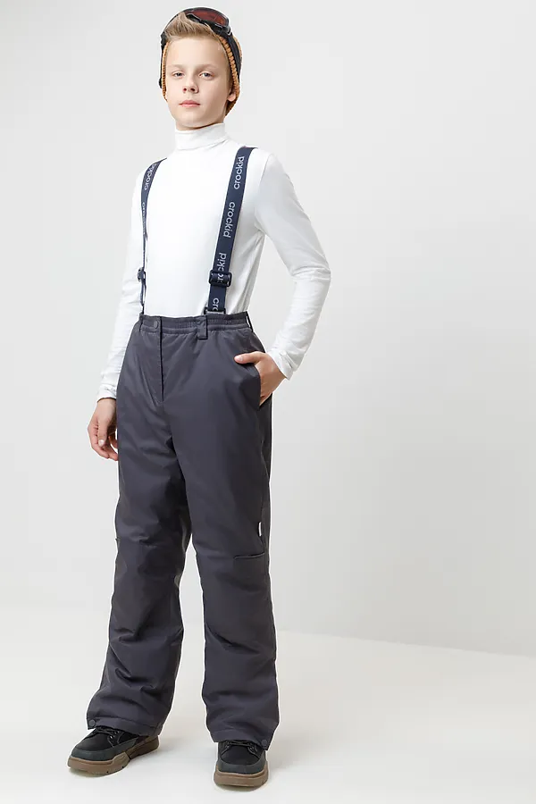 Брюки CROCKID, угольный серый - фото 2