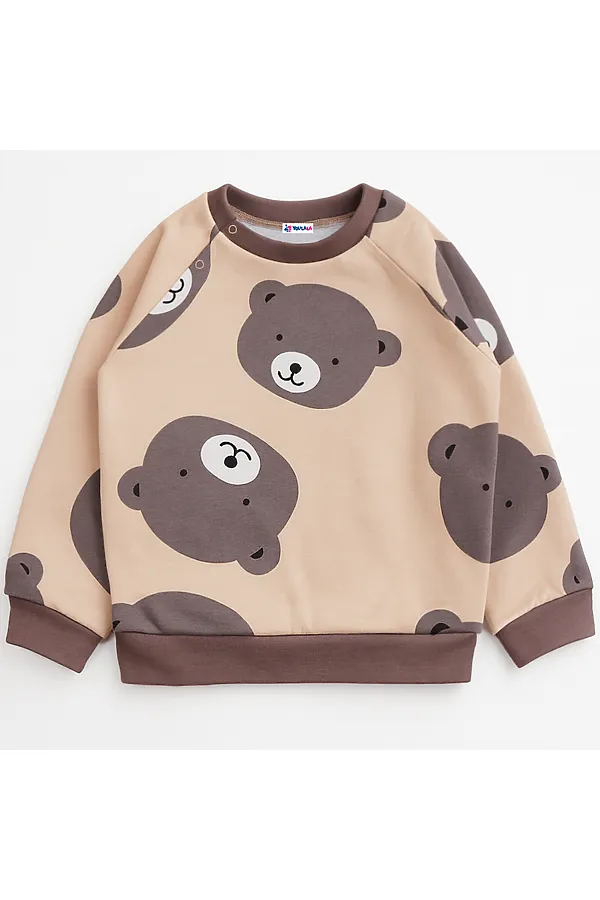 Толстовка футер 2х нитка начес YOULALA, бежевый - фото 2