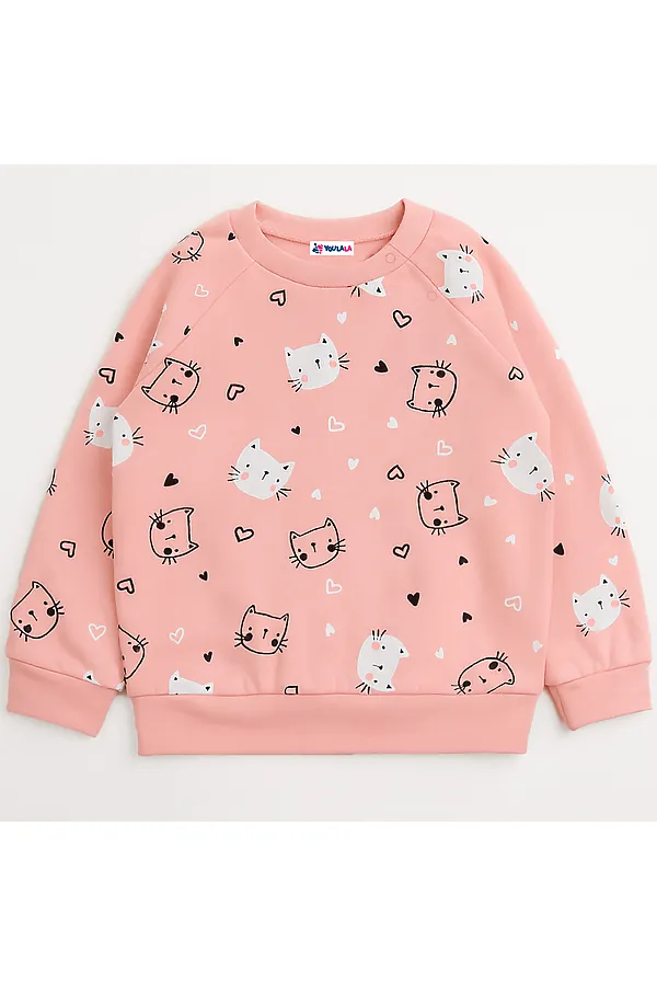 Толстовка футер 2х нитка начес YOULALA, розовый - фото 2