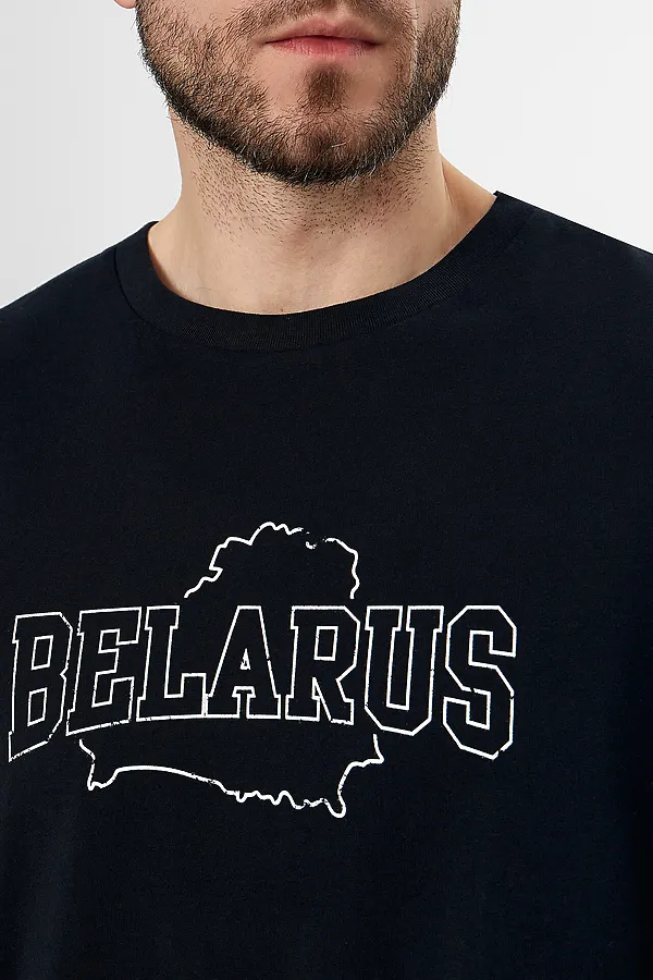 Футболка MARK FORMELLE, черный +печать1 - фото 2