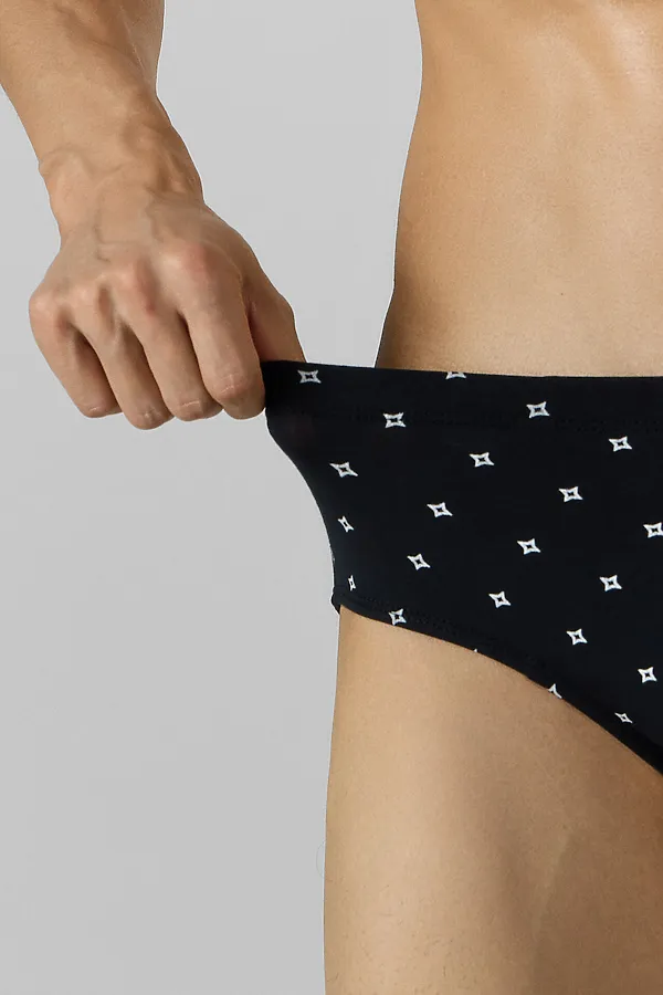 Трусы MARK FORMELLE, квадраты на черном1 - фото 2