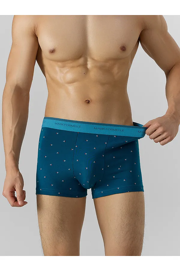 Трусы MARK FORMELLE, узор на сине -бирюзовом - фото 2