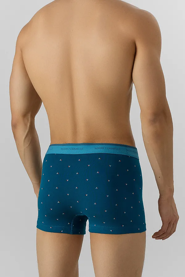 Трусы MARK FORMELLE, узор на сине -бирюзовом - фото 2