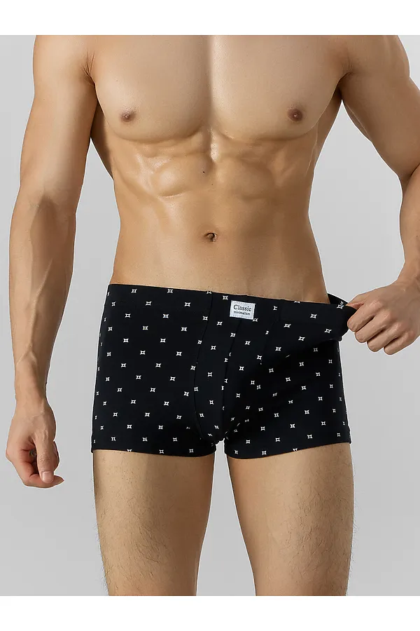 Трусы MARK FORMELLE, квадраты на черном - фото 2