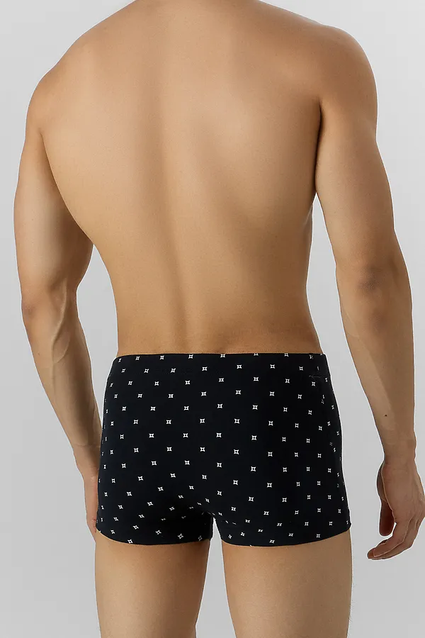 Трусы MARK FORMELLE, квадраты на черном - фото 2