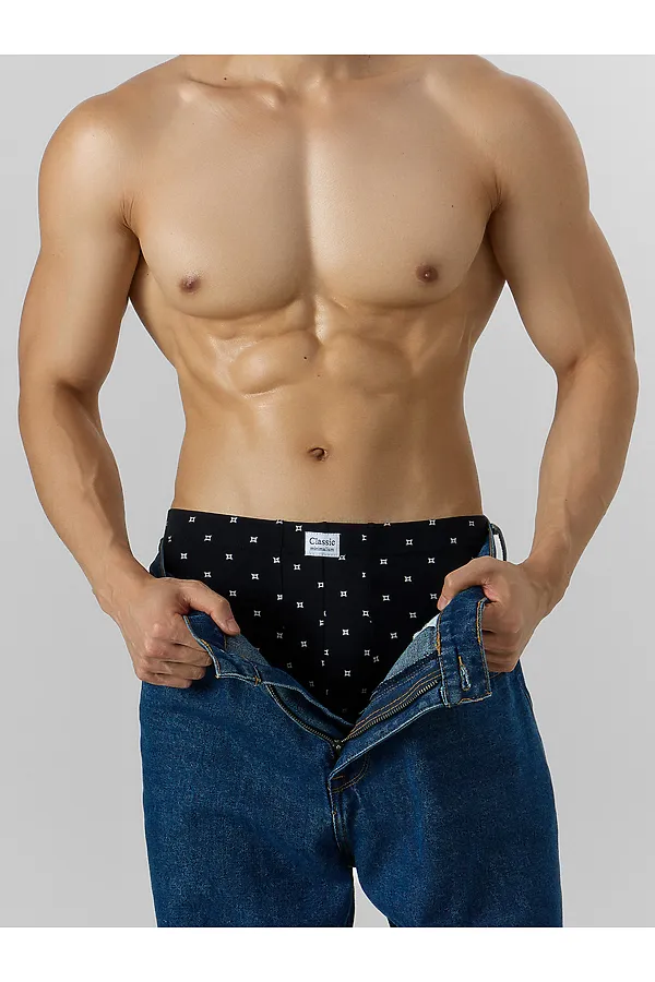 Трусы MARK FORMELLE, квадраты на черном - фото 2
