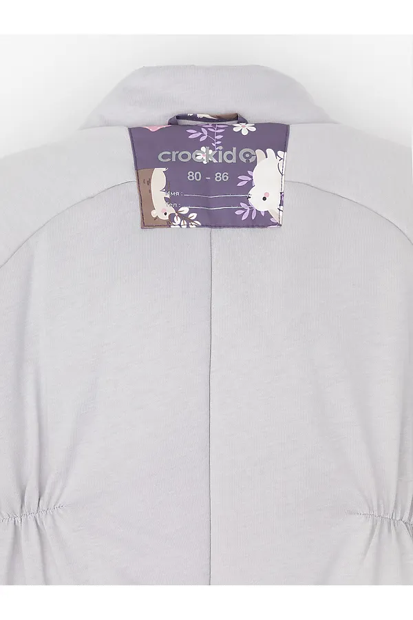 Комбинезон CROCKID, темно-фиолетовый, лесные животные - фото 2