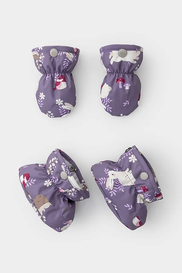 Комбинезон CROCKID, темно-фиолетовый, лесные животные - фото 2