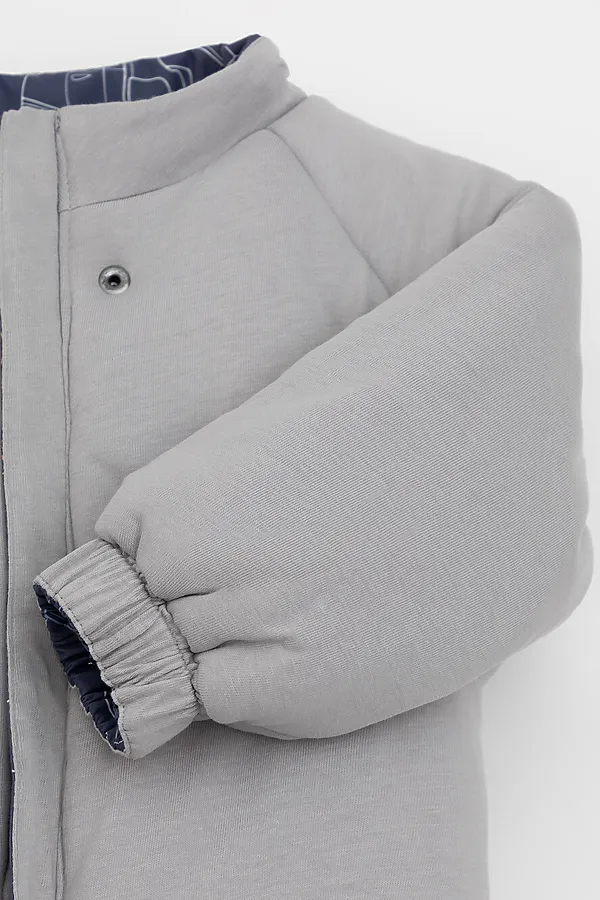 Комбинезон CROCKID, синий, игрушечный транспорт - фото 2