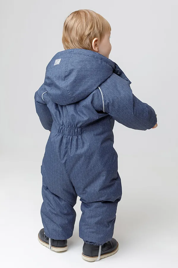 Комбинезон CROCKID, синий, твид - фото 2