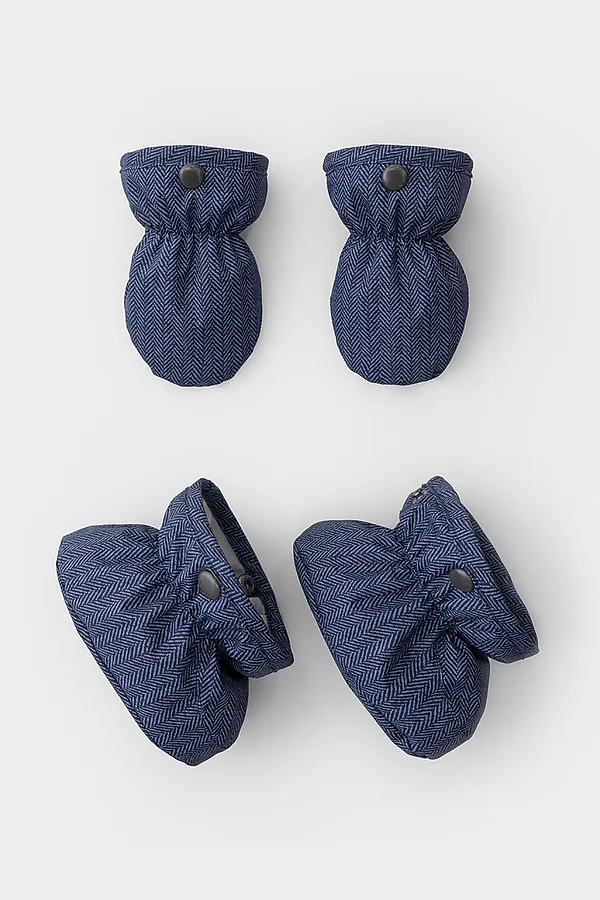 Комбинезон CROCKID, синий, твид - фото 2