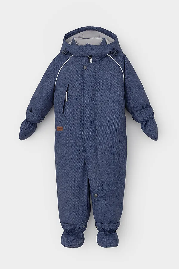 Комбинезон CROCKID, синий, твид - фото 2