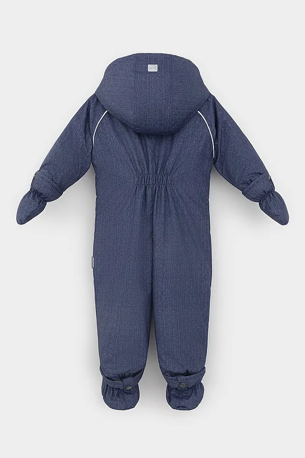 Комбинезон CROCKID, синий, твид - фото 2