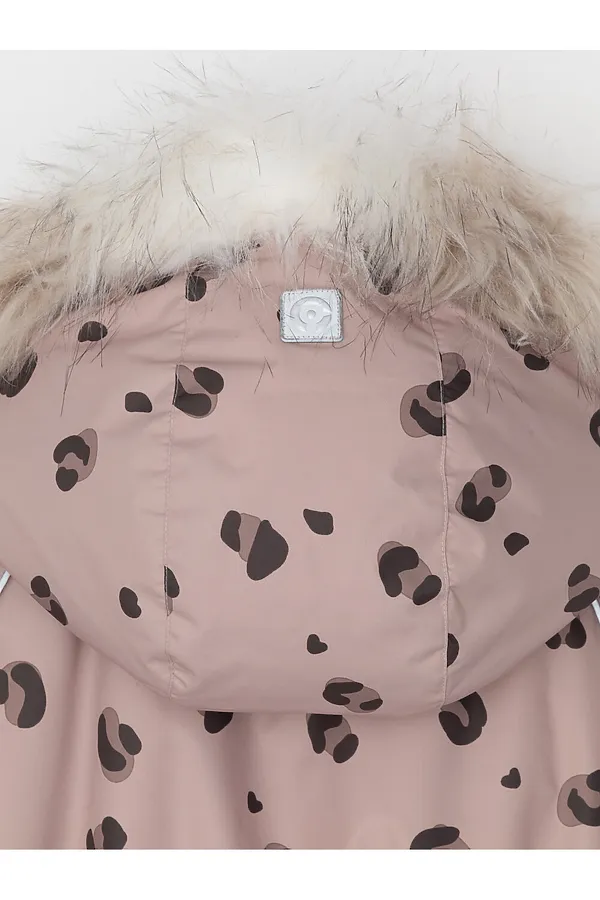 Комбинезон CROCKID, кофе с молоком, леопард - фото 2