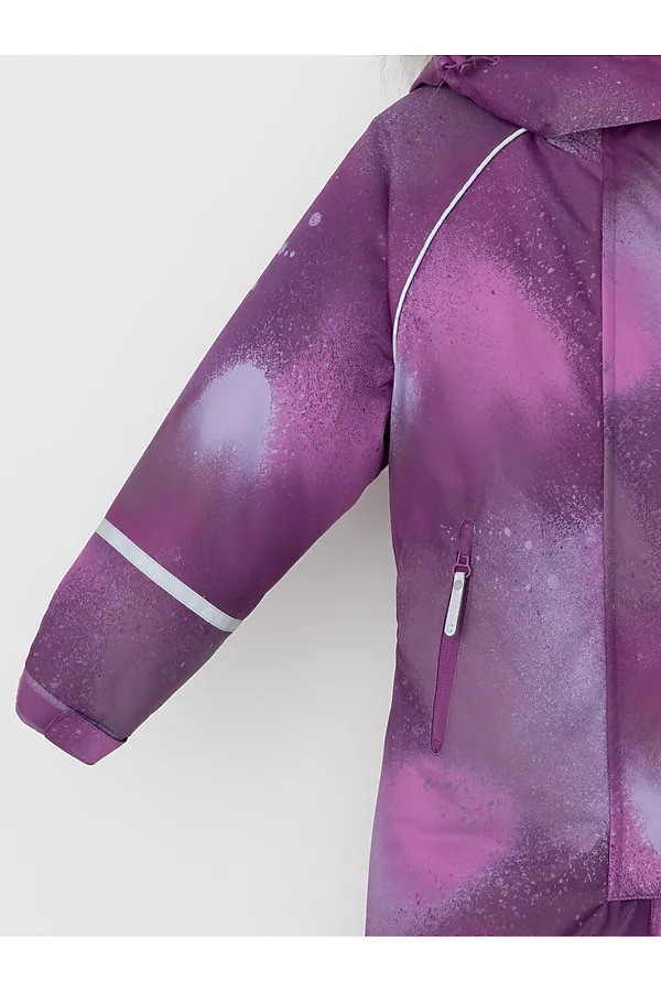 Комбинезон CROCKID, виноградный, спрей - фото 2