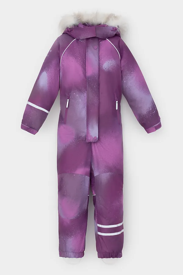 Комбинезон CROCKID, виноградный, спрей - фото 2