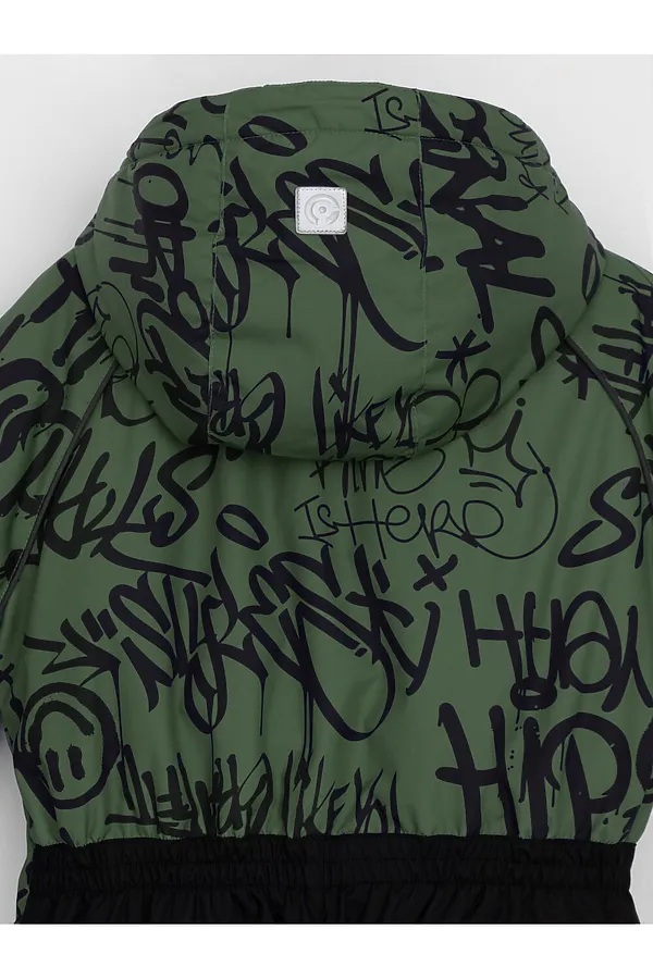 Комбинезон CROCKID, темный лес, граффити - фото 2