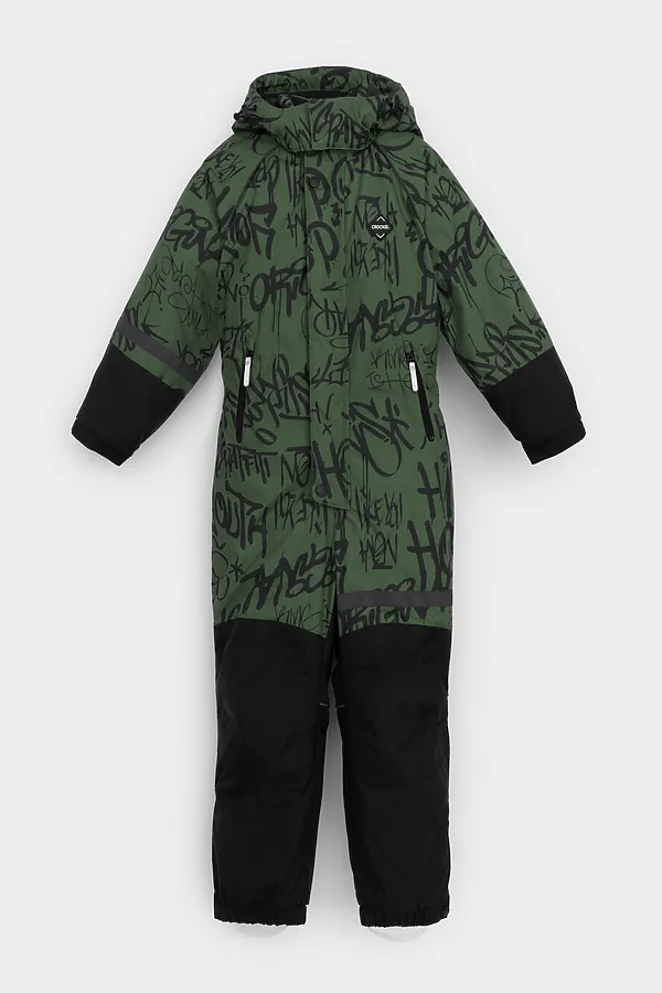 Комбинезон CROCKID, темный лес, граффити - фото 2