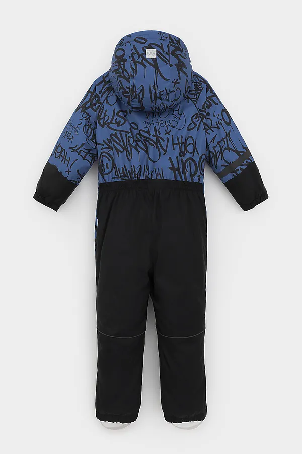 Комбинезон CROCKID, сине-голубой, граффити - фото 2