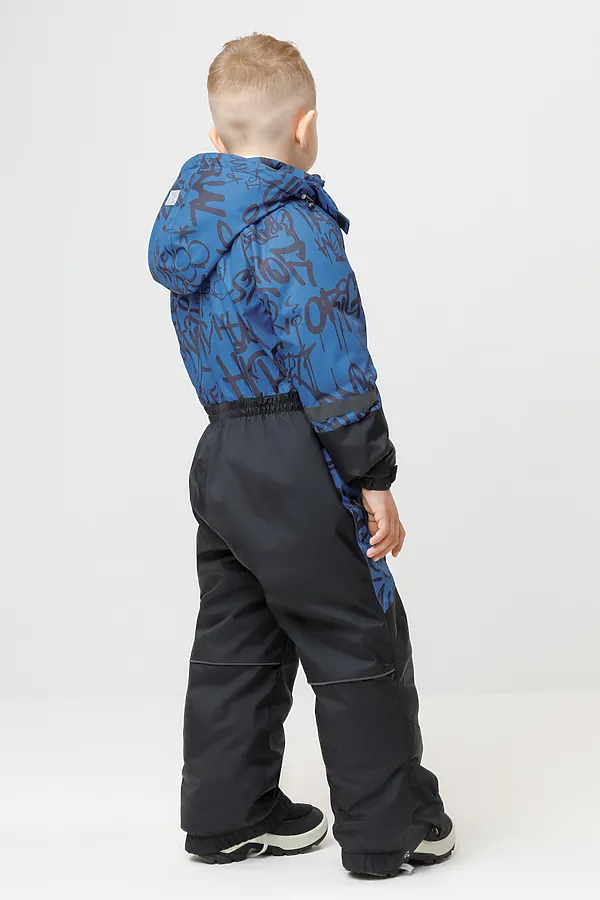 Комбинезон CROCKID, сине-голубой, граффити - фото 2