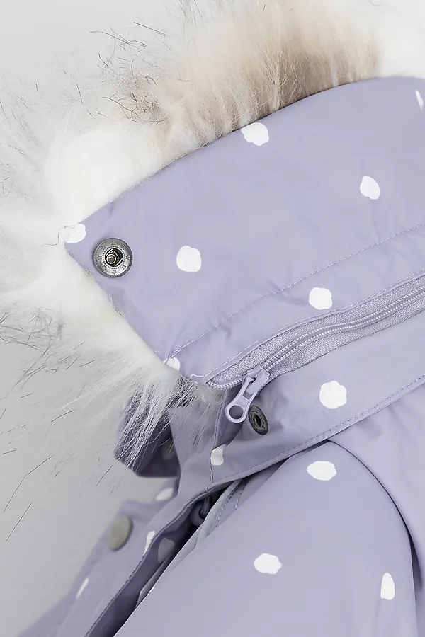 Комбинезон CROCKID, сиреневый, маленькие снежки - фото 2