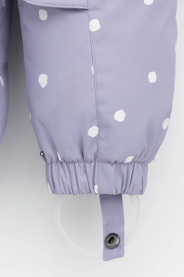 Комбинезон CROCKID, сиреневый, маленькие снежки - фото 2