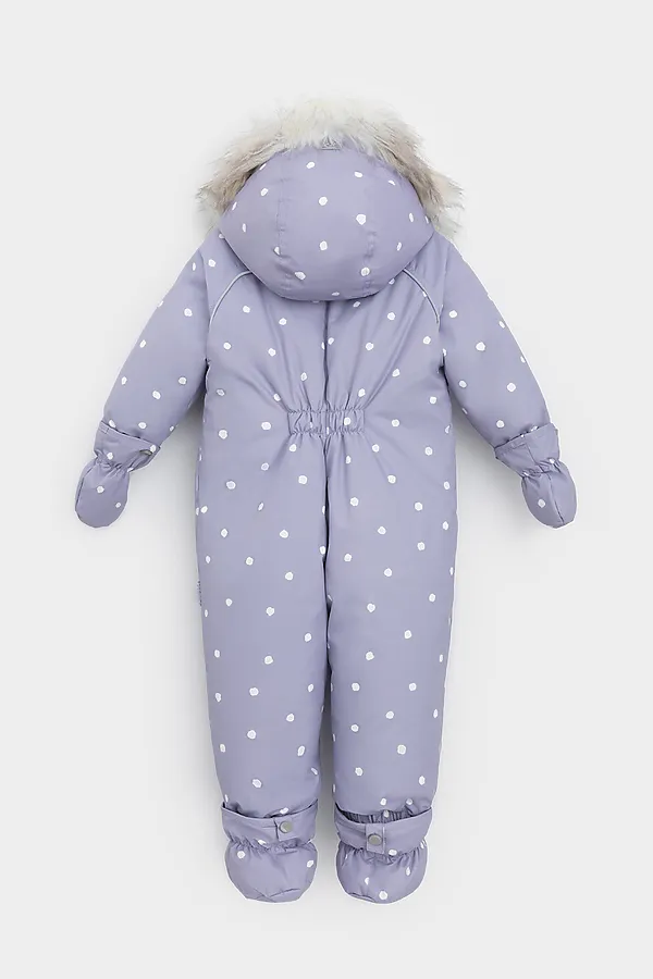 Комбинезон CROCKID, сиреневый, маленькие снежки - фото 2