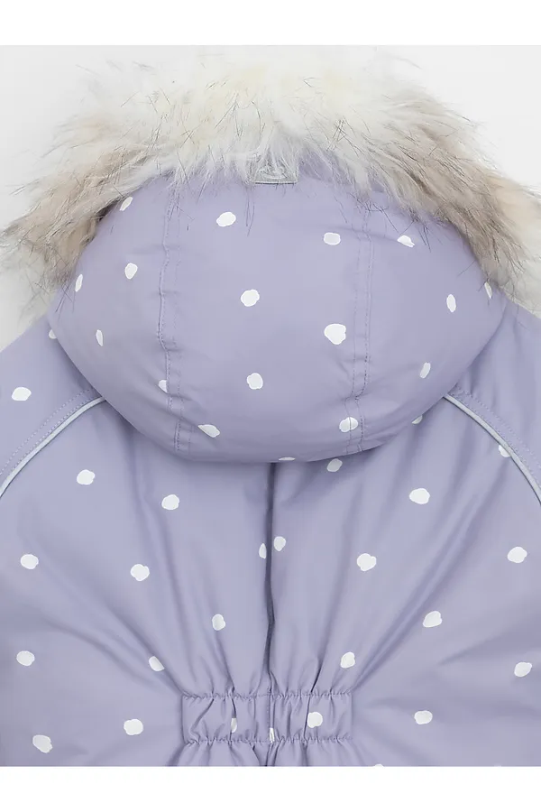 Комбинезон CROCKID, сиреневый, маленькие снежки - фото 2