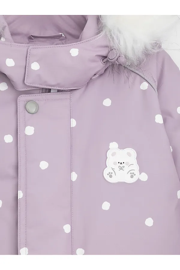 Комбинезон CROCKID, морской туман, маленькие снежки - фото 2