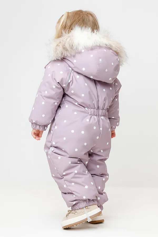 Комбинезон CROCKID, морской туман, маленькие снежки - фото 2