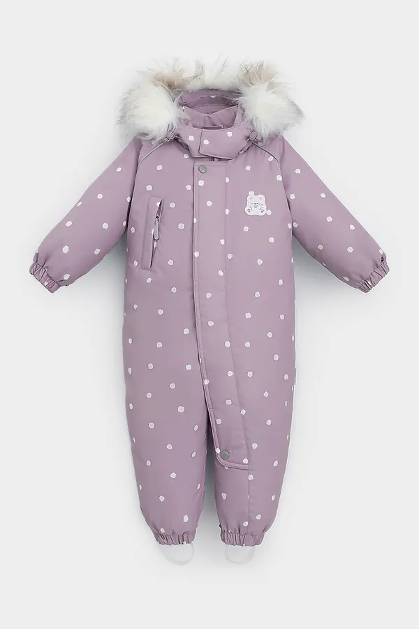 Комбинезон CROCKID, морской туман, маленькие снежки - фото 2