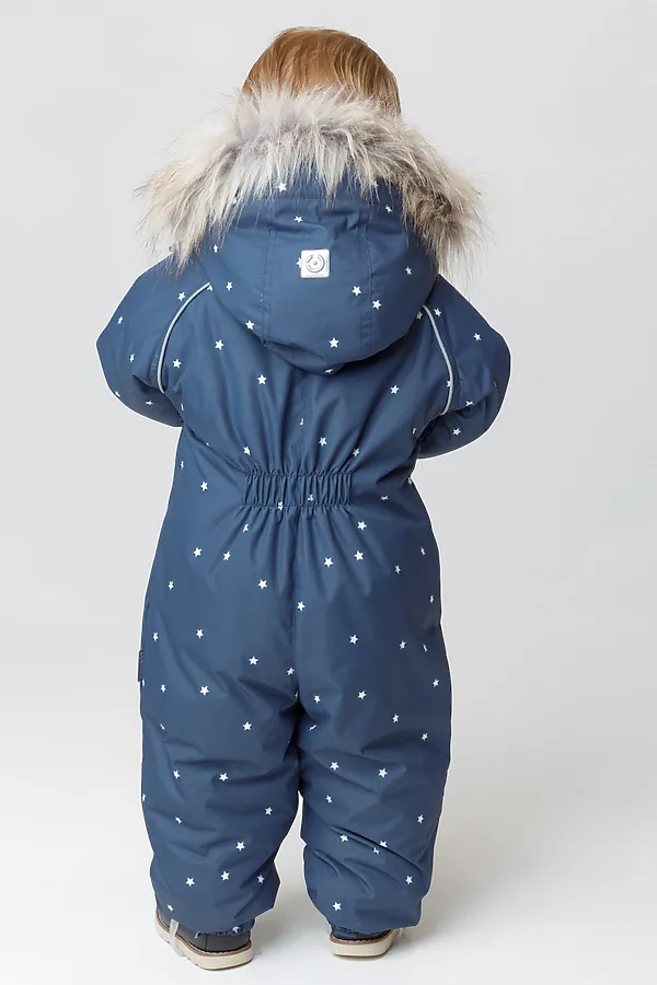 Комбинезон CROCKID, темно-синий, маленькие звездочки - фото 2