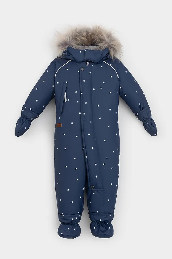 Комбинезон CROCKID, темно-синий, маленькие звездочки - фото 2