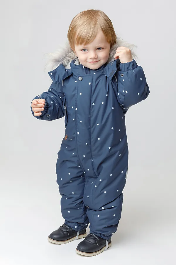 Комбинезон CROCKID, темно-синий, маленькие звездочки - фото 2