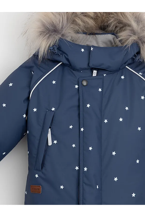 Комбинезон CROCKID, темно-синий, маленькие звездочки - фото 2