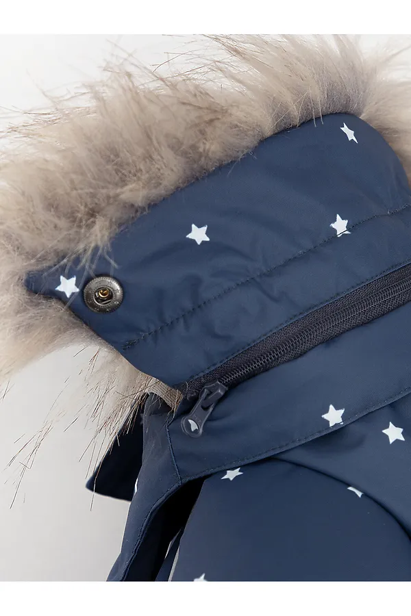 Комбинезон CROCKID, темно-синий, маленькие звездочки - фото 2