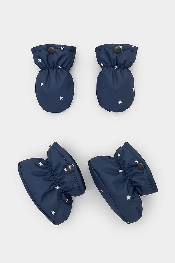 Комбинезон CROCKID, темно-синий, маленькие звездочки - фото 2