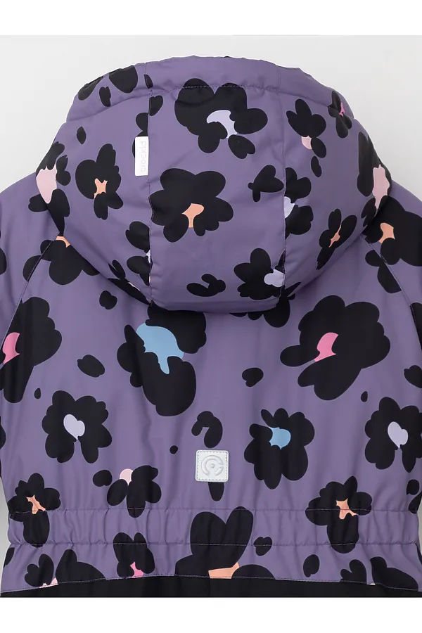 Комбинезон CROCKID, фиолетовый, зимние цветы - фото 2