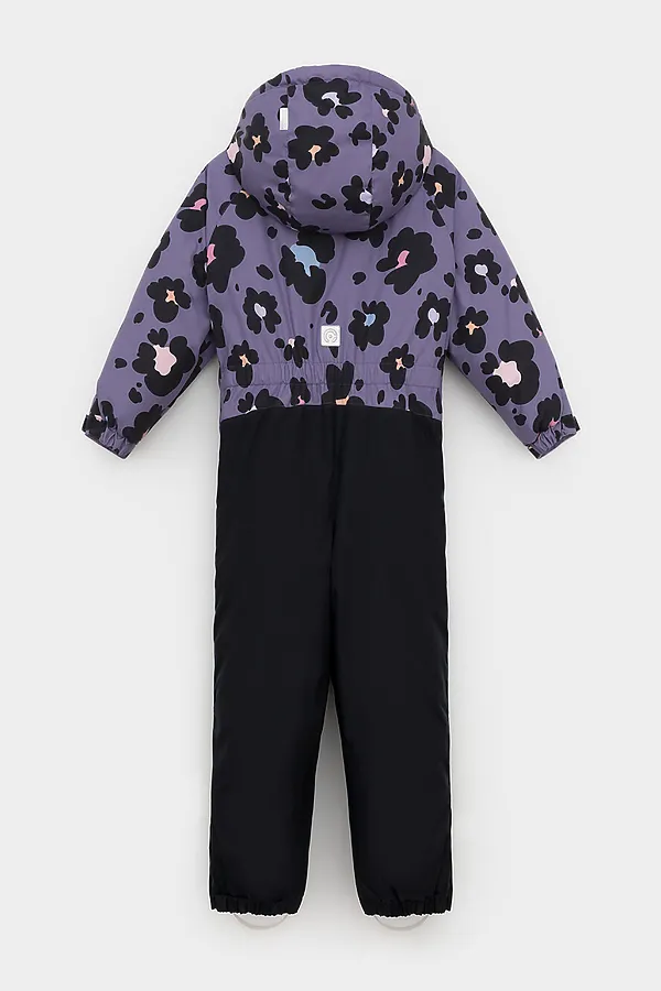 Комбинезон CROCKID, фиолетовый, зимние цветы - фото 2