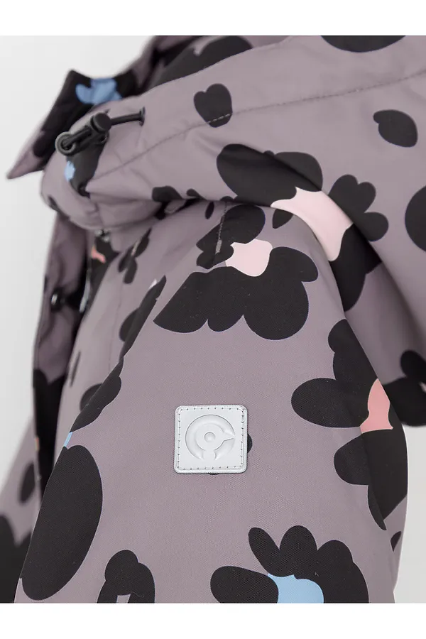 Комбинезон CROCKID, розово-бежевый, цветочный леопард - фото 2