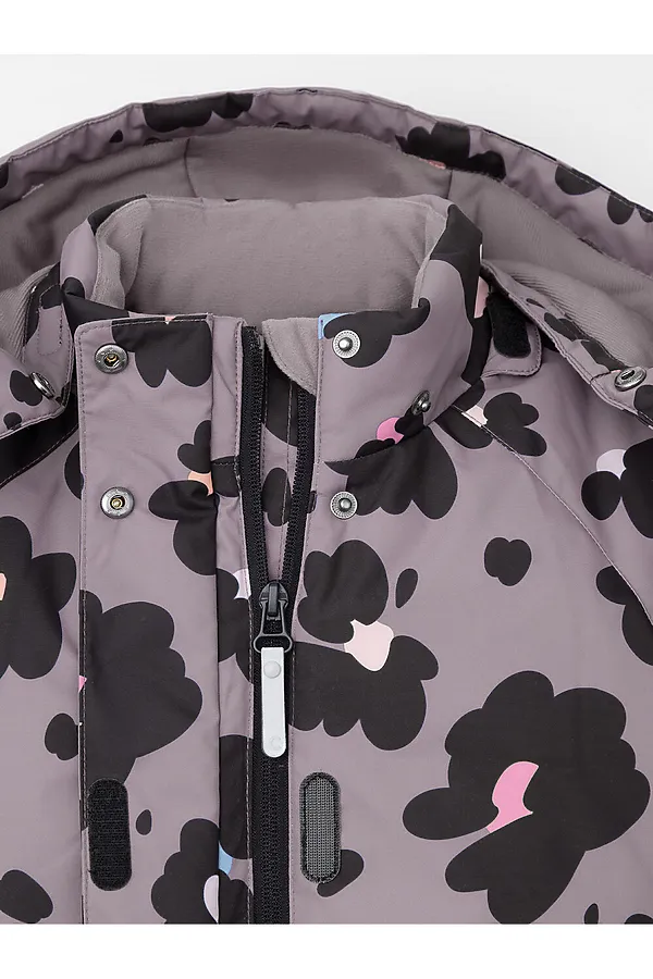 Комбинезон CROCKID, розово-бежевый, цветочный леопард - фото 2