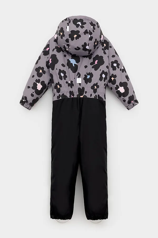 Комбинезон CROCKID, розово-бежевый, цветочный леопард - фото 2