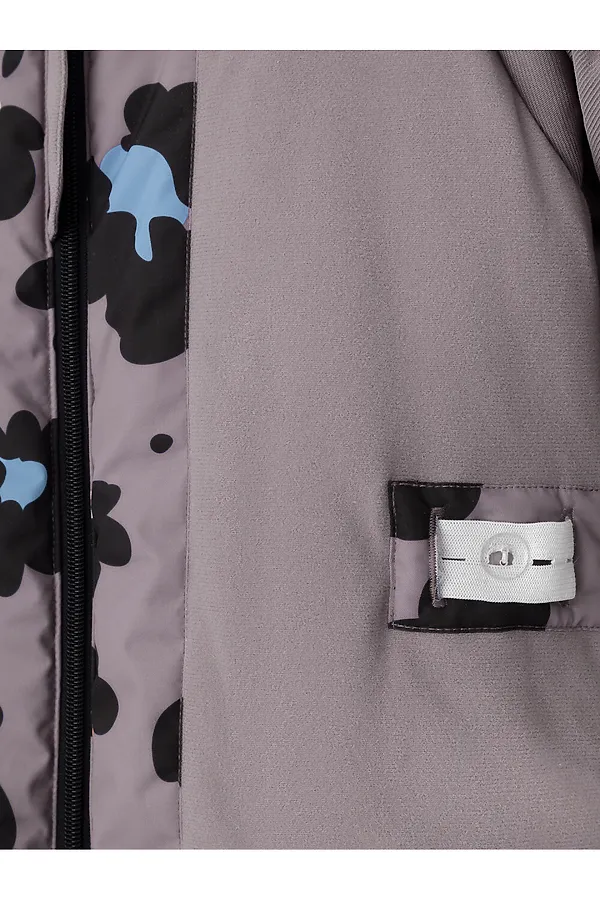 Комбинезон CROCKID, розово-бежевый, цветочный леопард - фото 2