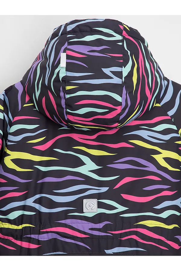 Комбинезон CROCKID, графит, цветная зебра - фото 2