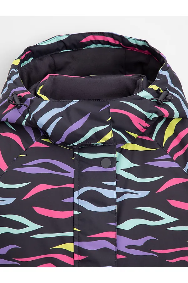 Комбинезон CROCKID, графит, цветная зебра - фото 2