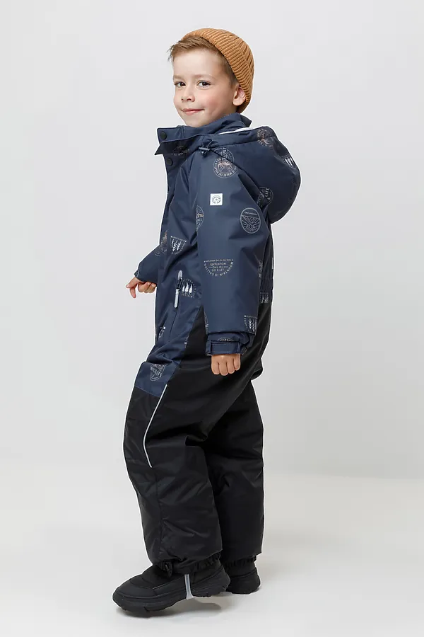 Комбинезон CROCKID, глубокий синий, горы и путешествия - фото 2