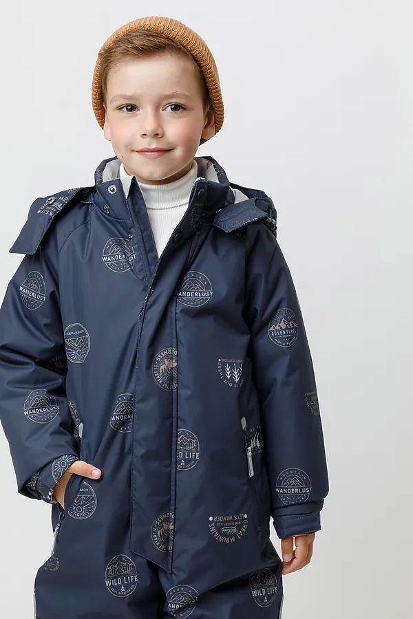 Комбинезон CROCKID, глубокий синий, горы и путешествия - фото 2