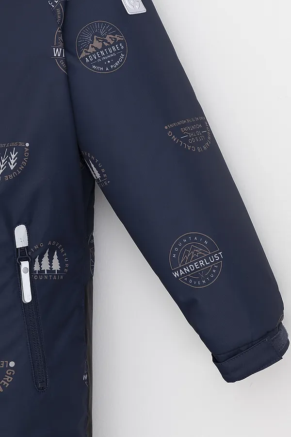 Комбинезон CROCKID, глубокий синий, горы и путешествия - фото 2