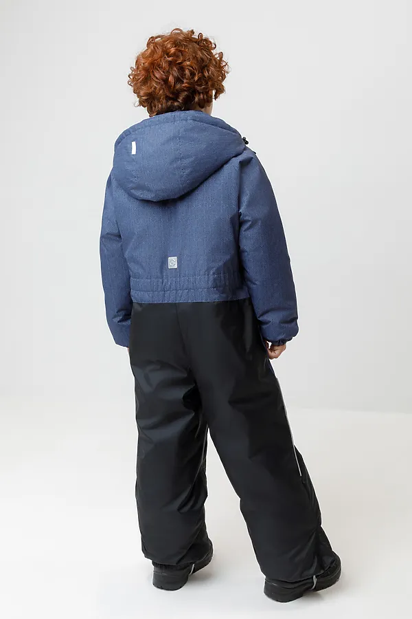 Комбинезон CROCKID, синий, твид - фото 2