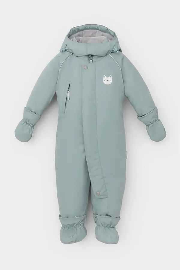 Комбинезон CROCKID, серо-зеленый - фото 2